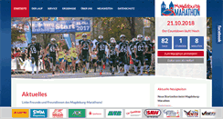 Desktop Screenshot of magdeburg-marathon.eu