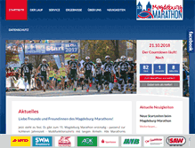 Tablet Screenshot of magdeburg-marathon.eu